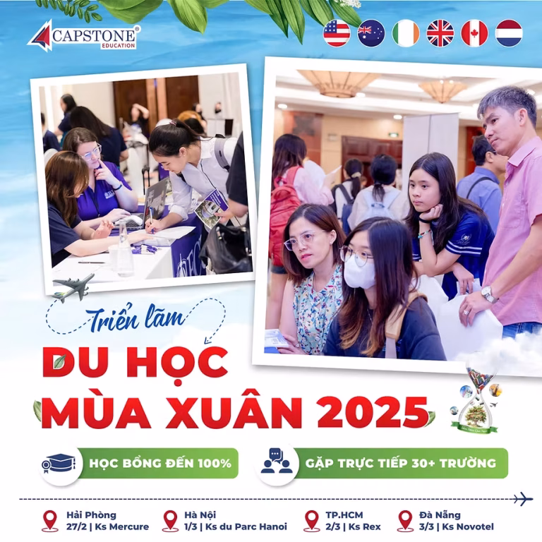 Bắt đầu Hành trình Du học của bạn với cơ hội học bổng lên đến 100%