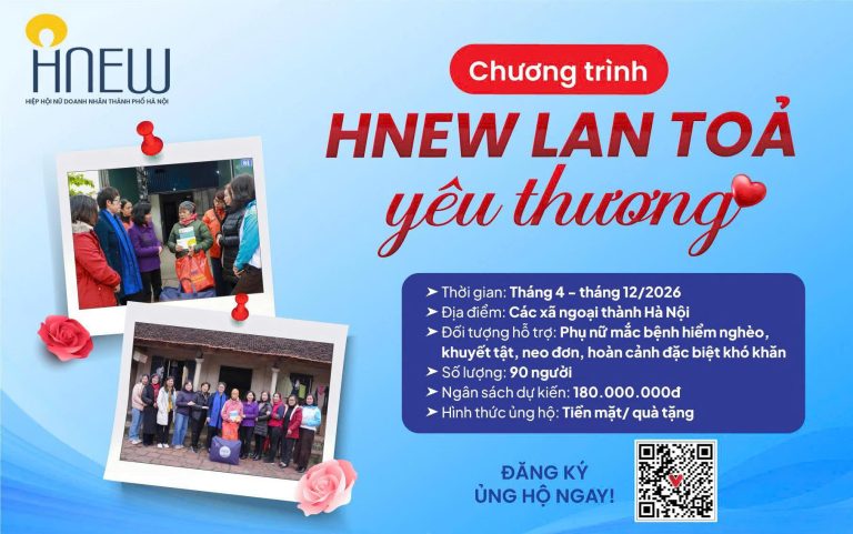 PHÁT ĐỘNG CHƯƠNG TRÌNH “HNEW – LAN TỎA YÊU THƯƠNG”